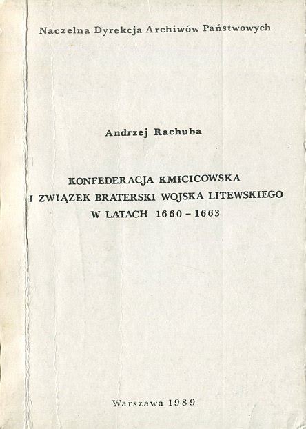 Konfederacja kmicicowska i związek braterski wojska litewskiego w latach 1660 1663. - Electronics lab manual for electronics workshop.